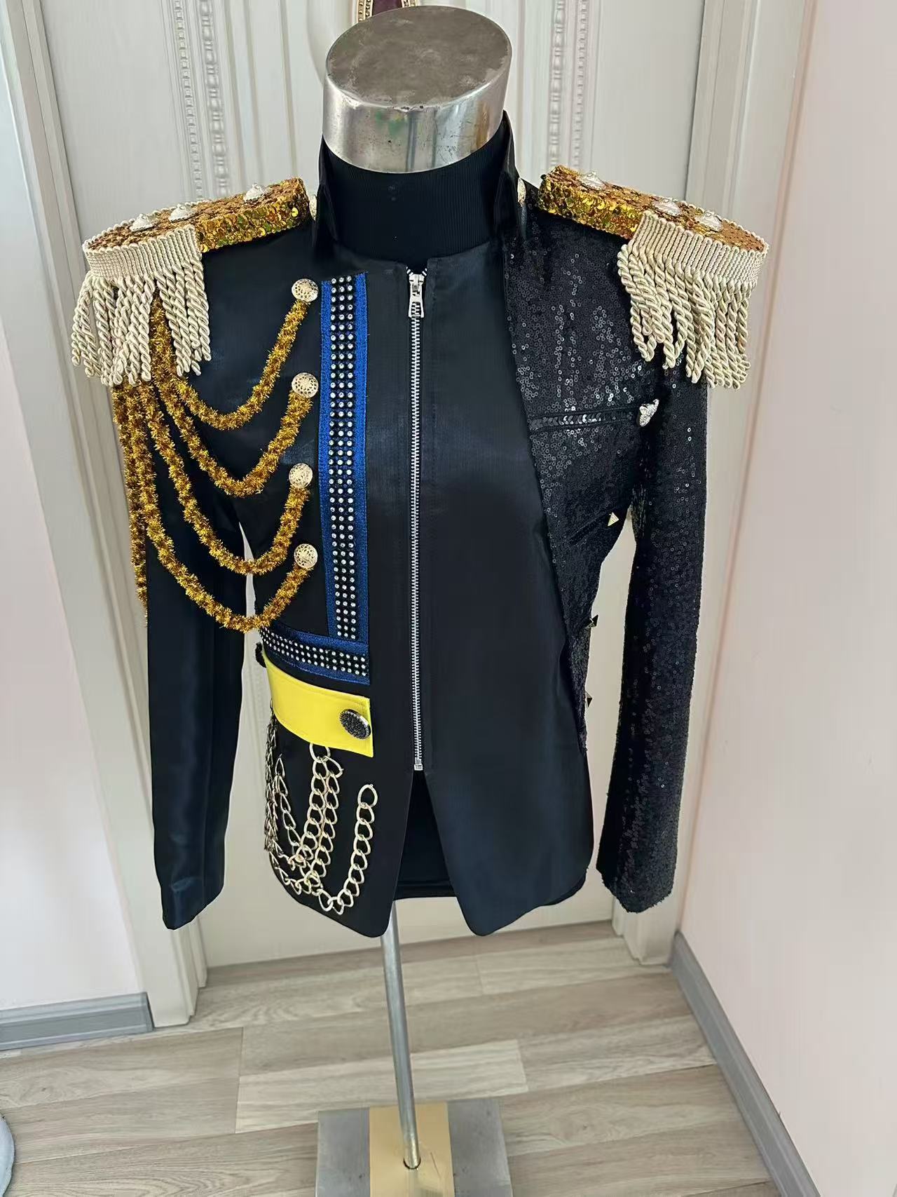 Men Formal Wear Dress - 새로운 남성 태슬 로얄 재킷 웨딩