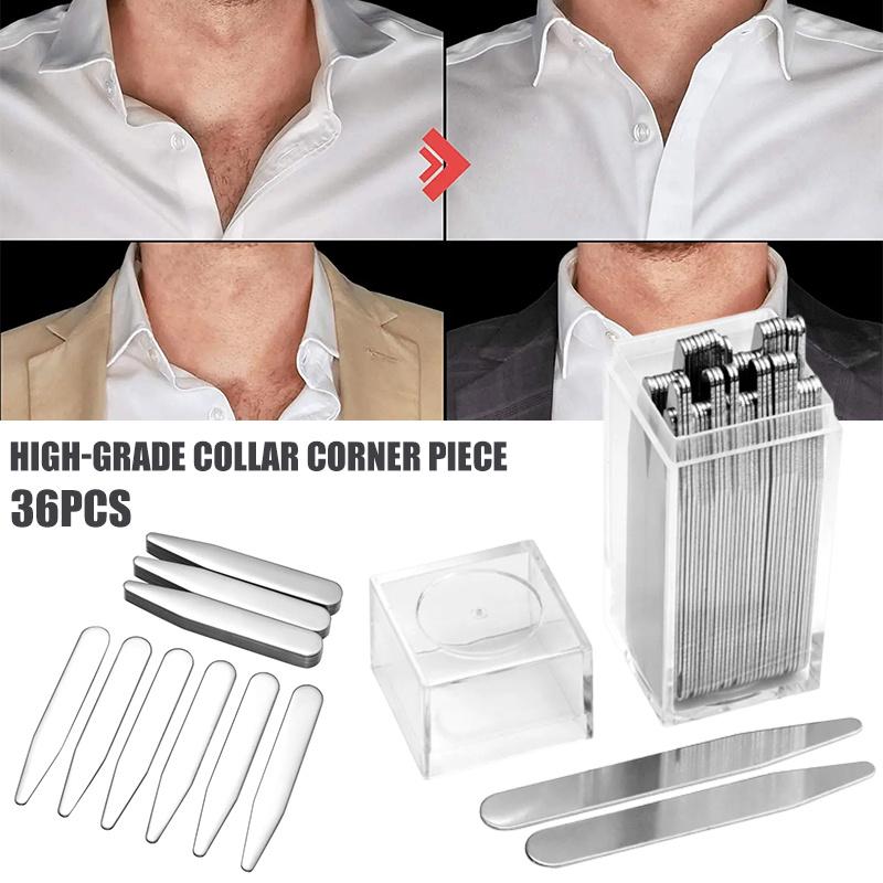 Collar Stay Metal - 남성용 스테인리스 스틸 셔츠 칼라 스테이