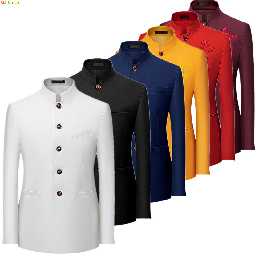 Men'S Style Formal Wear - 2026 남성용 중국 스타일 긴팔 정장