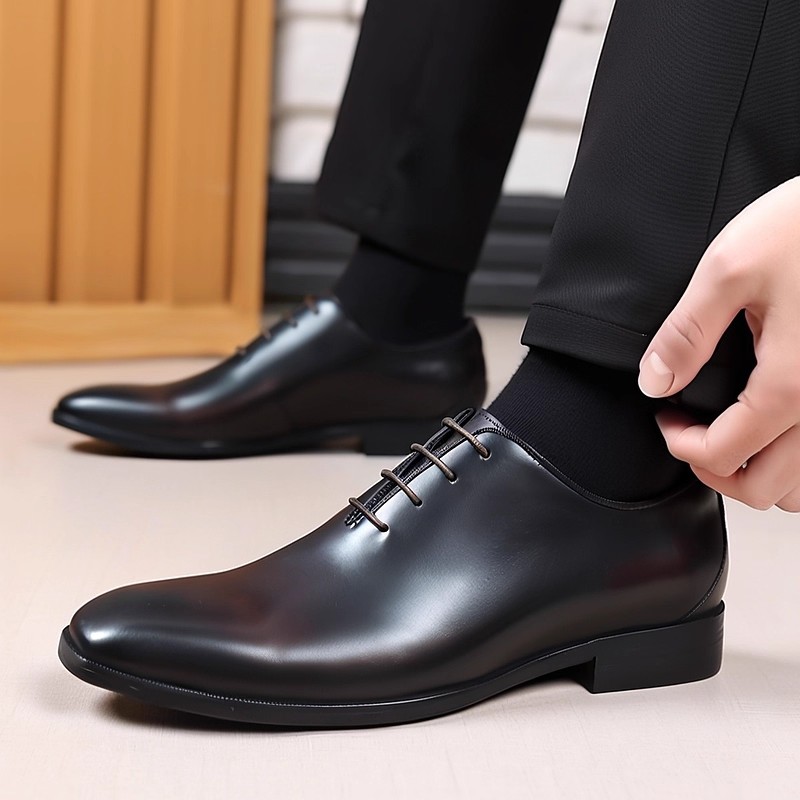 Men Formal Wear Dress - 디자이너 정품 가죽 남성 Wholecut 옥스포드