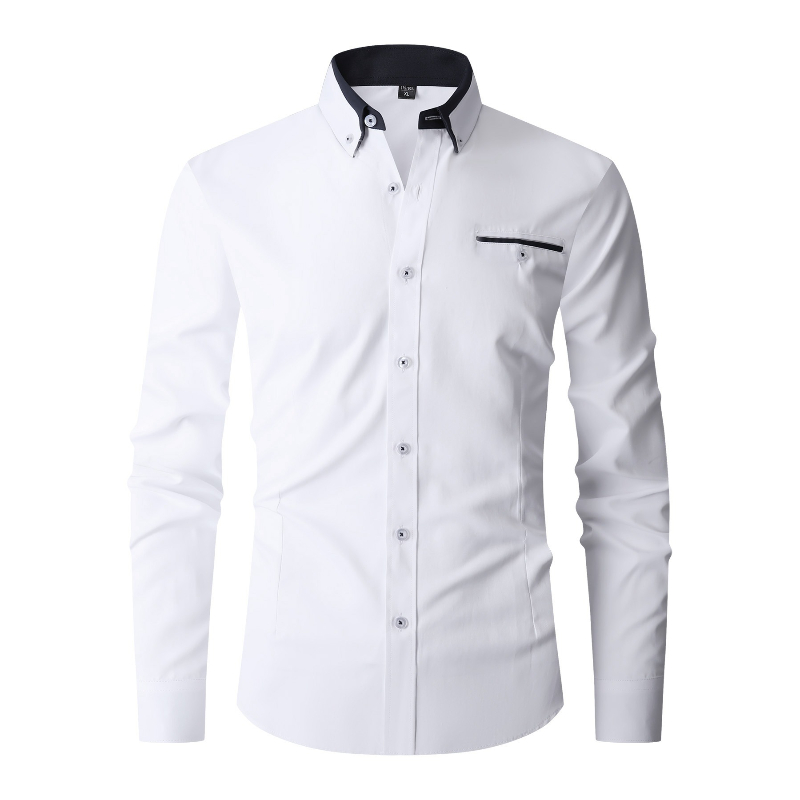 남성 정장 셔츠 긴팔 오피스 단색 구김 방지 패션 비즈 - Mens Formal 리뷰 및 가격