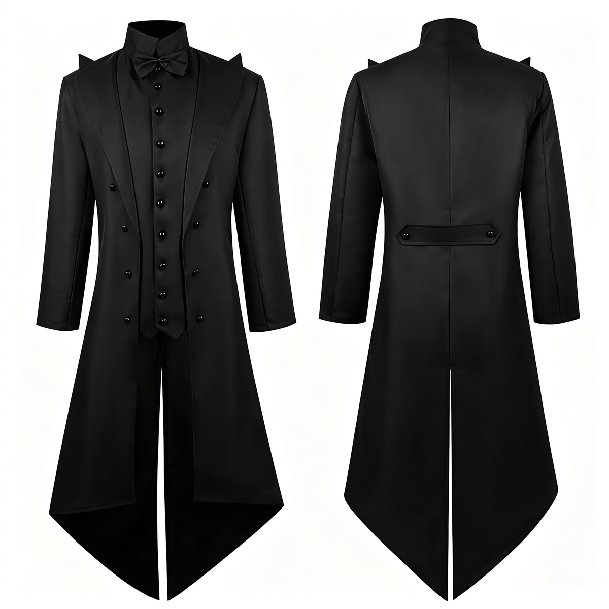 빈티지 고딕 남성 테일코트 중세 신사 롱 트렌치코트 스 - Men'S Medieval Formal Wear 리뷰 및 가격