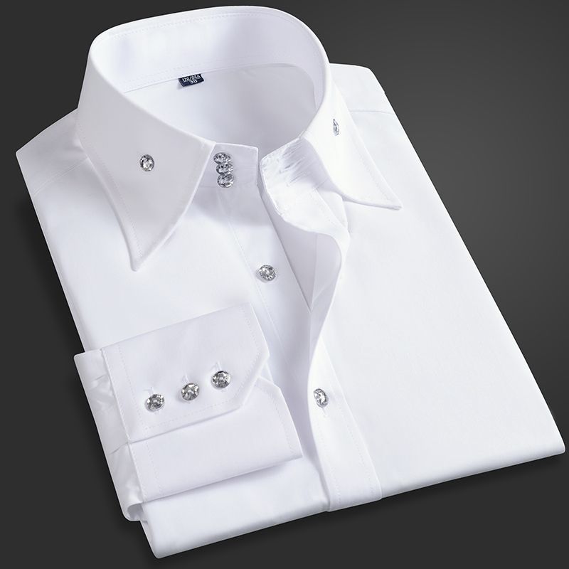 봄 가을 남성 임원 셔츠 한국 핏, 영구 프레스 정장  - Men'S Style Formal Wear 리뷰 및 가격