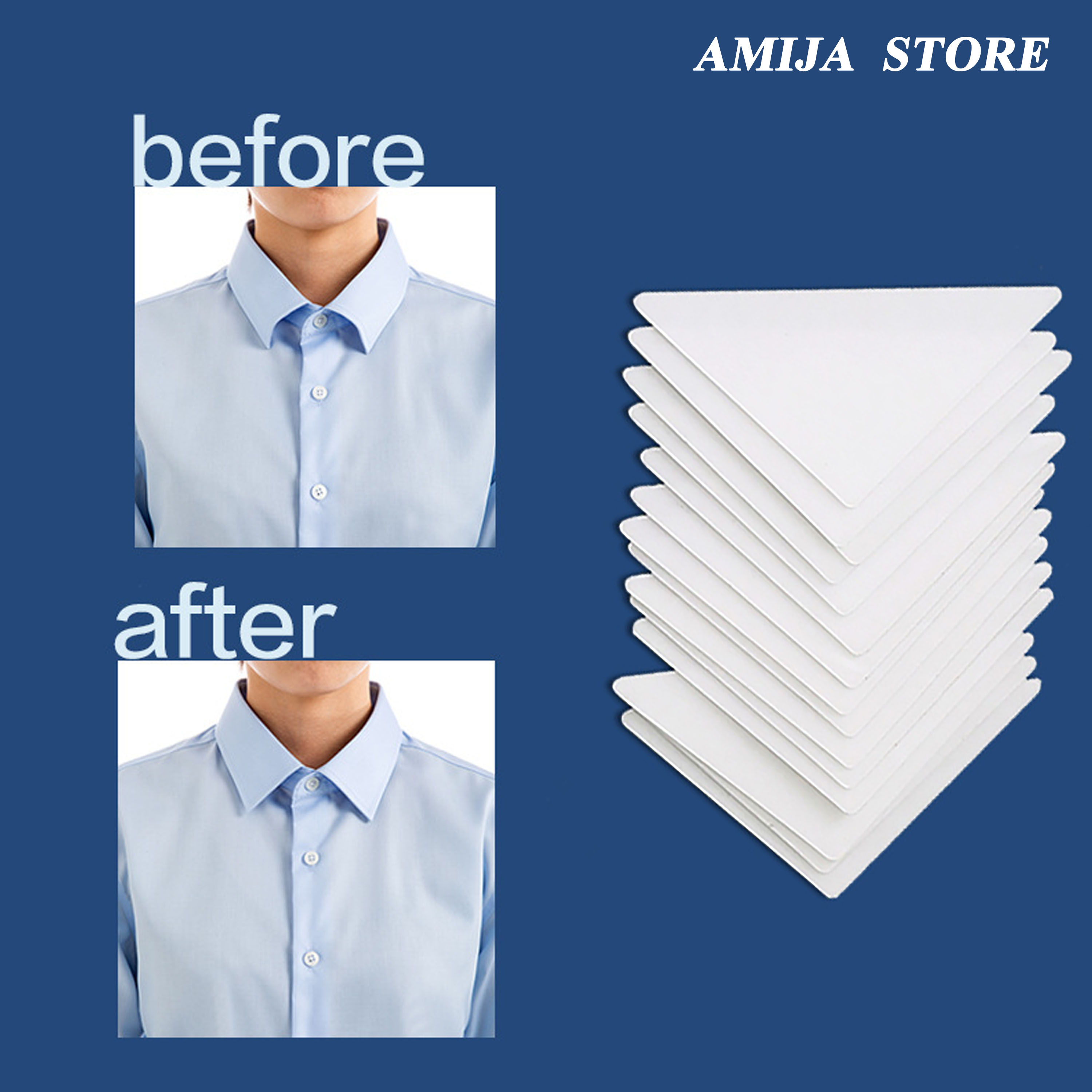 남성용 칼라 스티커 칼라, 의류 칼라 지지대 PVC 접 - Collar Stay Metal 리뷰 및 가격