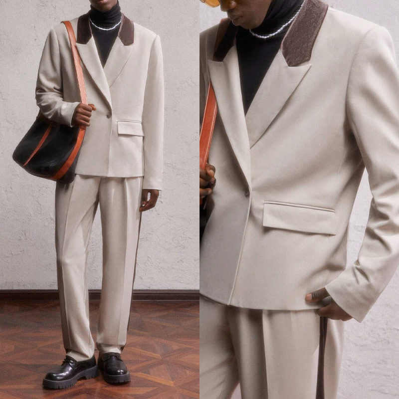 심플리시티 남성 정장 2피스 자켓 팬츠 숄 라펠 공식  - Men'S Style Formal Wear 리뷰 및 가격