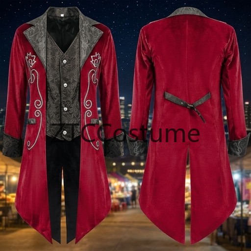 스팀펑크 빅토리아 테일코트 중세 코스프레 의상 빈티지  - Men'S Medieval Formal Wear 리뷰 및 가격