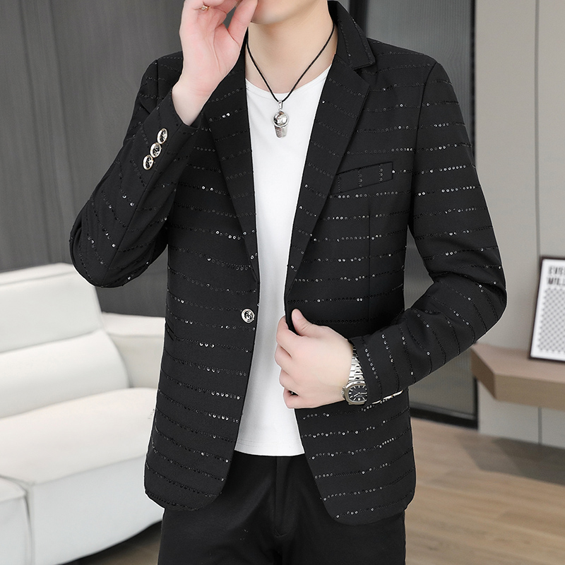 블레이저 남성용 스팽글 고급 핫 다이아몬드 스타일 비즈 - Men'S Style Formal Wear 리뷰 및 가격