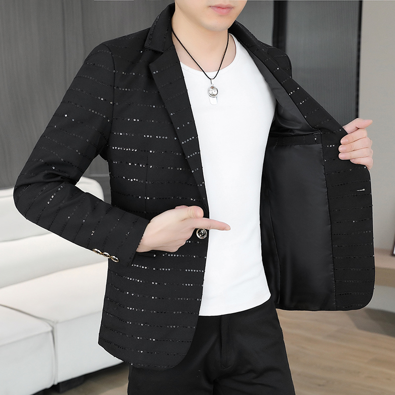 블레이저 남성용 스팽글 고급 핫 다이아몬드 스타일 비즈 - Men'S Style Formal Wear 리뷰 및 가격